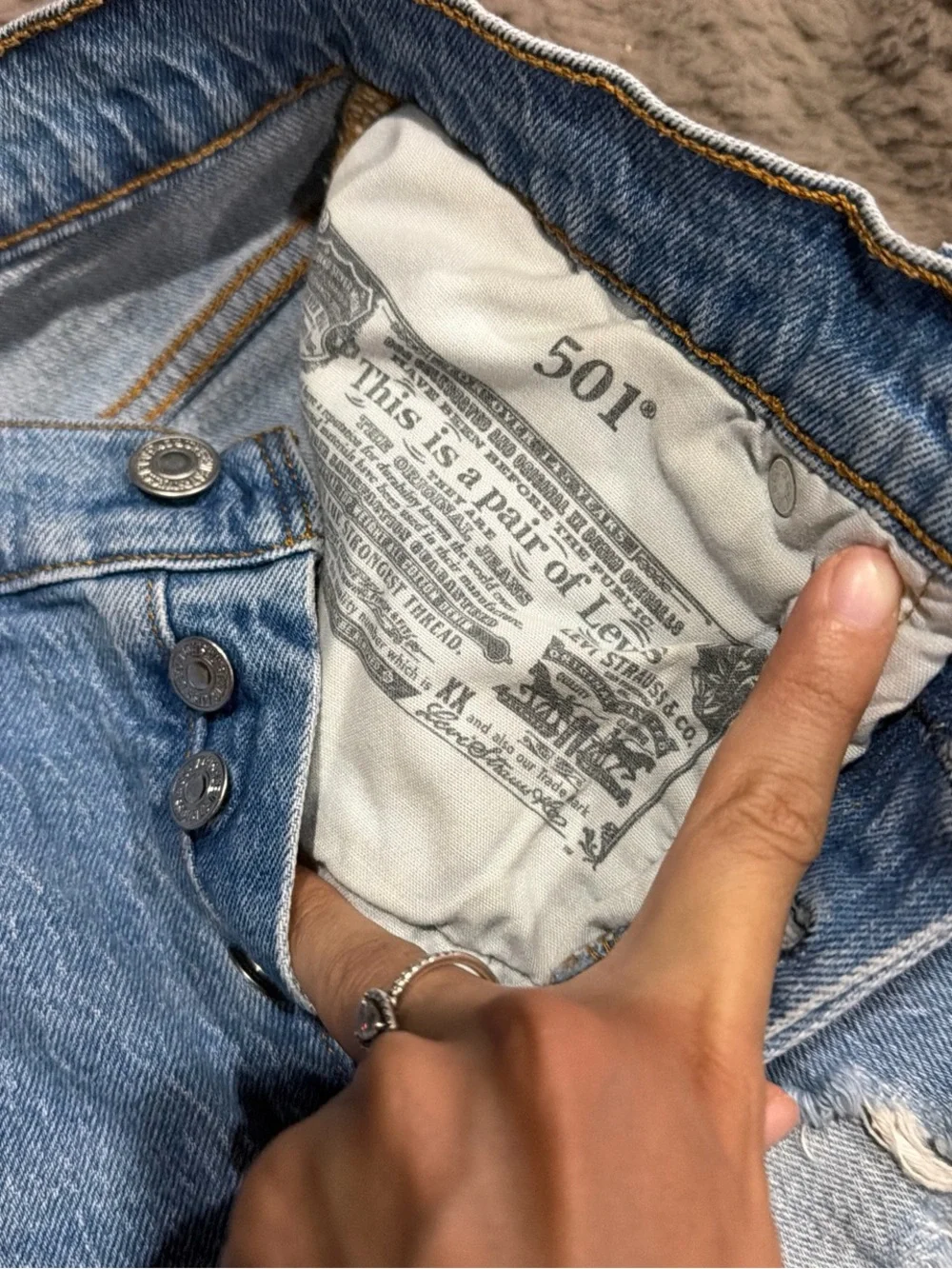 Levi's 501 Denim Shorts